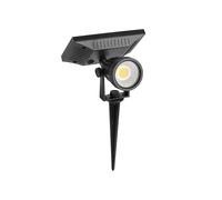 Lampes solaires à pointes | IP65 Waterproof | Black | 2W | 40 Lumens | 3000K