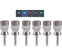 Lampes solaires changeant de couleur Lot de 6 lampes solaires Lampe de jardin Lampe solaire