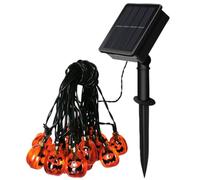Lampes solaires Citrouille pour l'extérieur, Lampes Citrouille à énergie Solaire - Lampes Orange,Lumières LED de éclairées imperméables pour l'extérieur, pour la décoration de Pa