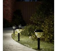 Lampes Solaires d'Allées et Piquets de Sol RVB Éclairage Patio Jardin vidaXL