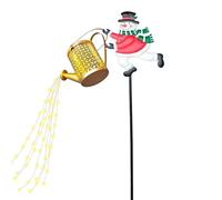 Lampes Solaires De Bouilloire De Noël, Avec Motif Bonhomme De Neige, 23 X 12 X 10 Cm, Lumières Extérieures À Énergie Solaire, Éclairage De Noël Dans Le Jardin, Résistantes Aux Intempéries, Pour Pelous