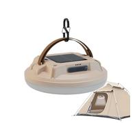 Lampes solaires de camping - Lampe LED avec 4 modes et batterie rechargeable - Éclairage extérieur LED haute luminosité - Pour la randonnée en plein air, le trekking, la pêche de nuit et les coupures
