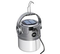 Lampes solaires de camping portables, étanches, pliables | Lanterne de camping solaire étanche pliable rechargeable compacte multifonction pour randonnée en plein air travail de nuit