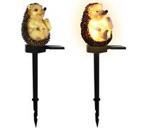 Lampes solaires de jardin, lampe solaire d'extérieur en forme de hérisson - Lampe étanche en forme de figurine d'animal pour jardin, cour, pelouse, ornements décoratifs d'extérieur