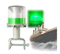 Lampes solaires de navigation marine, balise de sécurité étanche pour kayak et canoë, lampes solaires d'extérieur IP65