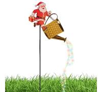 Lampes solaires de Noël pour utilisation en extérieur | du Père Noël imperméable, lumières solaires de Noël Lanternes décoratives pour extérieur, jardin, allée, véranda, parterre de fleurs, paysage