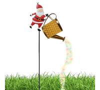 Lampes solaires de Noël pour utilisation en extérieur - Père Noël étanche, décorations de Noël solaires, lanternes extérieures, pour jardin, allée, véranda, parterre de fleurs, paysage, fête