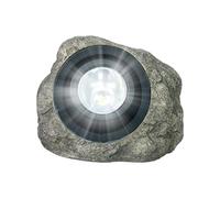 Lampes solaires de roche - Spot LED d'extérieur résistant à l'eau | Éclairage décoratif pour jardin avec panneau rechargeable, lumière blanche chaude, éclairage pour paysage, patio, pelouse