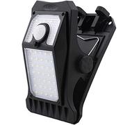 Lampes solaires de sécurité 45 LED avec détecteur de Mouvement et 3 Modes de Fonctionnement, 2 Appliques murales étanches sans Fil à Clipser pour Jardin, Garage et allée