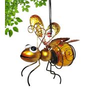 Lampes solaires décoratives de jardin en forme d'abeille | Lanterne avec ressorts rebondissants pour extérieur, balcon, porche, terrasse, arrière-cour étanche