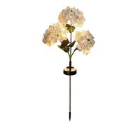 Lampes solaires décoratives pour extérieur | Éclairage de sentiers étanches en forme d'hortensia | Lumières décoratives solaires - Pour jardin, patio, patio, portique, pelouse, sentier, et enclos
