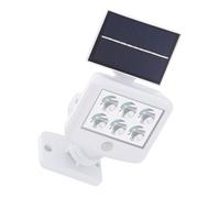 Lampes solaires d'extérieur avec détecteur de mouvement LED Applique solaire d'extérieur Spot avec détecteur de mouvement extérieur, blanc, LED 0,3W 150Lm blanc froid, LxLxH 12,8x10x11 cm