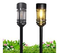 Lampes solaires d'extérieur - Éclairage décoratif d'allée, ampoules résistantes intempéries, piquets de jardin automatiques, unités LED robustes et efficaces | Lampes solaires décoratives