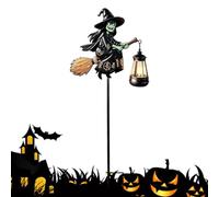 Lampes Solaires d'Extérieur Halloween Lampe Sorcière Halloween Décorative