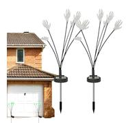 Lampes solaires d'extérieur pour Halloween | 2 lampes étanches pour chemin de paysage, décorations d'Halloween effrayantes pour allées, jardin, cour, pelouse