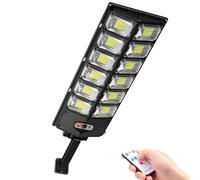 Lampes solaires d'extérieur puissantes à 4/6/8/10/12 têtes - Lampe de jardin 504 LED - Panneau solaire étanche - Détecteur de mouvement - Lampadaire de rue (A-8 tête - 240 LED)