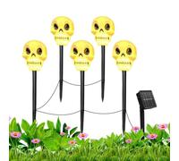 Lampes Solaires d'halloween À Piquets pour Extérieur 5 Pièces Sculpture