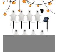 Lampes solaires d'Halloween | Lampes fantômes solaires d'extérieur étanches et économes en énergie pour pergola, clôture, accessoire de photographie, mariage, Noël, parc