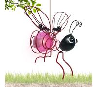 Lampes solaires en forme d'abeille - Décoration de jardin à DEL à ressort rebondissant, lumières d'abeilles oscillantes pour terrasse, balcon, pelouse, clôture, mariage | Éclairage décoratif étanche