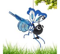 Lampes solaires en forme d'abeille pour jardin, décoration extérieure, étanche, balançoire, éclairage LED pour jardin, terrasse, porche, balcon, pelouse, clôture, parterre de fleurs, allée