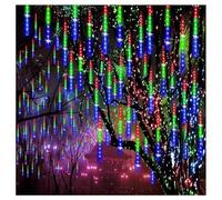 Lampes solaires LED en cascade pour décoration d'arbre et de jardin