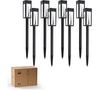 Lampes Solaires Philips Lot de 8 - Éclairage Jardin LED Étanche 3000K Blanc Chaud
