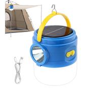 Lampes solaires pour camping | Lampe solaire rechargeable par USB avec luminosité réglable, lanterne de randonnée étanche - pour camping, extérieur, terrasse, aventure, voyage, pêche, randonnée