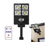 Lampes solaires pour l'extérieur - Détecteur de mouvement du crépuscule à l'aube - Lampe solaire étanche pour jardin, porche, balcon, rue, terrain de basket-ball, allée, parking