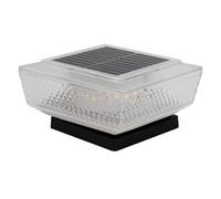 Lampes solaires pour poste - Lampes postales étanches, lampes solaires d'extérieur 2 pièces IP44 | Lampe de jardin, lampes LED économes en énergie pour balcon, jardin, terrasse, escaliers, piscine