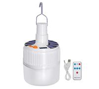 Lampes Solaires Rechargeables Avec Minuterie à Distance pour Marché Nocturne, Ampoules LED, Lanternes Solaires pour Poulailler Intérieur et Extérieur, éclairage de Secours, Camping