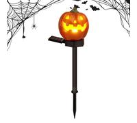 Lampes Solaires sur Piquet Extérieur Étanches Type Citrouille,Lampes de Jardin LED à Énergie Solaire - Lanterne Halloween pour Pelouse Allée Camping Entrée Escalades Terrasse Arrière-Cour