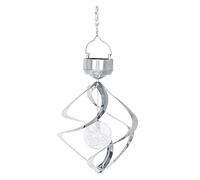 Lampes Solaires Suspendues à LED à Couleur Changeante pour Extérieur Lampes Solaires étanches Carillons éoliens Solaires en Acier Inoxydable pour Décoration de Jardin Extérieur