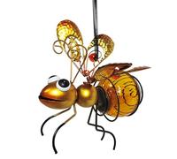 Lampes Solaires Suspendues En Forme D'abeille, Décoration De Jardin, Décoration D'extérieur à LED En Métal Avec Ressort élastique, Lanterne Solaire Suspendue étanche, Lanterne Solaire Suspendue Pour C