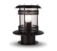 Lampes solaires Vintage pour pelouse, imperméables, pour Jardin, avec Abat-Jour en Gazon, pour extérieur, pour Villa, Rue, Pilier, Lampe électrique à Double Usage, Colonne, E27, pour terrasse, pa