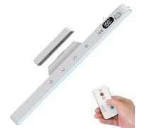 Lampes sous armoire | Lampe sous armoire de 29,9 cm, 5 temps de couleur, lumière magnétique rechargeable à intensité variable, 2500 mAh avec télécommande | pour bureau, maison, placard, chevet