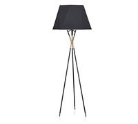 Lampes sur Pied Lampadaire sur trépied avec Abat-Jour pour Chambre à Coucher, Salon, Bureau Personnel, loft, Lampe de Lecture (Couleur : Nero, Taille : 162 x 57 cm)