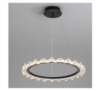 Lampes suspendues circulaires minimalistes pour Salon, Hall, Duplex, Restaurant, Lampes suspendues, luminaires décoratifs, éclairage Moderne(80cm)