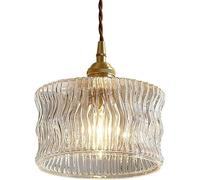 Lampes suspendues en Verre et Laiton de Style Japonais, Lampe Suspendue à Une tête, Style européen du Nord, Lustre à intensité Variable