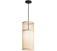 Lampes suspendues japonaises en Bambou, Style Chinois, Design créatif, à tête Unique, idéales pour Un Restaurant, Un Salon de thé Zen ou Une Table de Chevet.