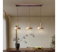 Lampes suspendues japonaises Wabi-Sabi abat-jour en pierre naturelle lampe suspendue ronde lustre en bois moderne chambre lampes suspendues de chevet salon table de salle à manger lampe suspendue de