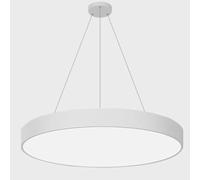 Lampes suspendues LED modernes, plafonniers en acrylique réglables en hauteur non variable, lampe de plafond suspendue industrielle creuse pour salle à manger, bureau, cuisine, salon, 6500K LWX