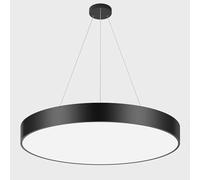 Lampes suspendues LED modernes, plafonniers en acrylique réglables en hauteur non variable, lampe de plafond suspendue industrielle creuse pour salle à manger, bureau, cuisine, salon, 6500K LWX