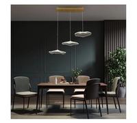 Lampes suspendues LED nordiques en forme de feuille de lotus for restaurant, lustre moderne for escalier, loft, duplex, villa, salon,Lustres(A 3 heads)