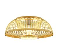 Lampes suspendues minimalistes créatives de Style Japonais de Ferme Lampe Suspendue Classique en Bambou Luminaire de Plafond en Osier pour Salon de thé pour Restaurant, Bar, Chambre à Coucher, Chevet