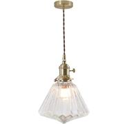 Lampes suspendues postmodernes Nordiques, Abat-Jour en Verre, luminaires Suspendus, Support de Lampe en cuivre, Lustre pour Salon et Chambre à Coucher
