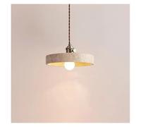 Lampes suspendues rétro Nordiques en travertin Jaune, Style Noyer, pour Chambre à Coucher, Restaurant, Couloir, Style crème