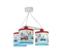 lampe suspension enfant 3 lumières Voitures Police