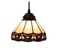 Lampes Suspendues Tiffany, Loft Méditerranéen, Décoration D'intérieur, Vitrail Créatif, Lampe Suspendue For Chambre À Coucher, Salle Manger, Luminaires Visuellement époustouflant Abat-jour(I-D20CM)