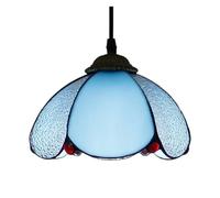Lampes Suspendues Tiffany, Loft Méditerranéen, Décoration D'intérieur, Vitrail Créatif, Lampe Suspendue For Chambre À Coucher, Salle Manger, Luminaires Visuellement époustouflant Abat-jour(C2-D20CM)
