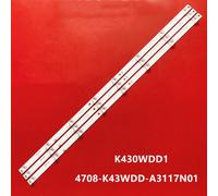 Lampes TV Matrix LED Rétro-Éclairage Bandes Pour K430WDD1 A3 4708-K43WDD-A3117N01 TX-43GR300 43PFF5664/T3 43PFS5034/60 43LFA69K 43LUA69K ""Nipseyteko